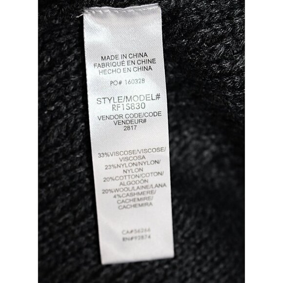 New w/Tags - Splendid Arabella Cowl Neck Pullover, Wool Blend - Grey, Large - Picture 11 of 13